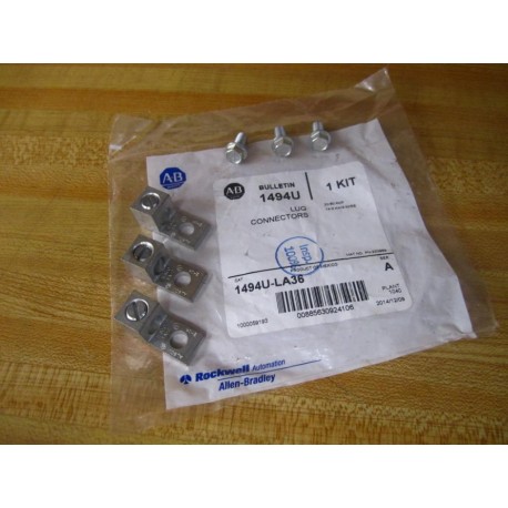 Allen Bradley 1494U-LA36 Lug Connector Kit 1494ULA36 Ser.A