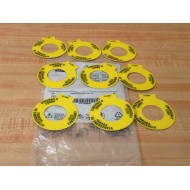 Allen Bradley D7-15YB112 Legend Plate D715YB112 (Pack of 9)