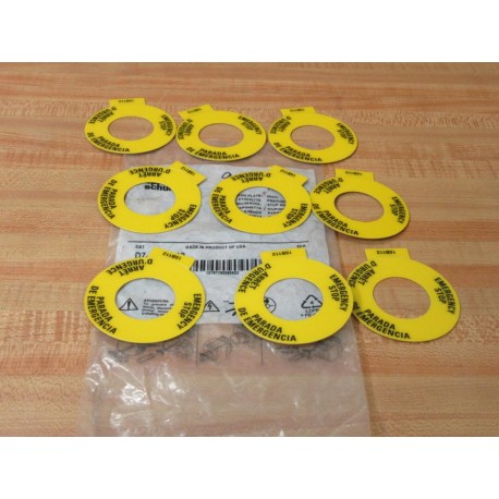 Allen Bradley D7-15YB112 Legend Plate D715YB112 (Pack of 9)