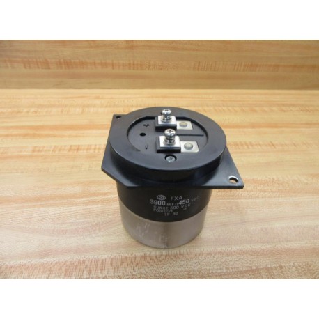 FXAHitachi 3900 MFD 450 VDC Capacitor Surge 3900MFD450VDC - Used