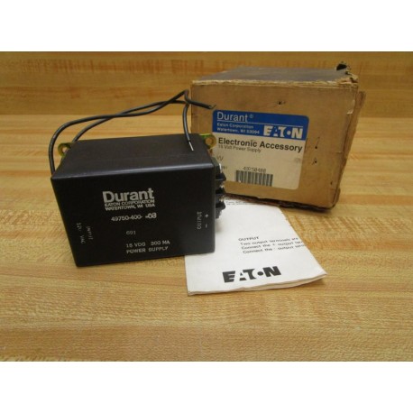 Eaton  Durant 49750-400-08 15V Power Supply Module 49750400