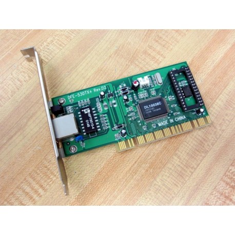 D-Link DFE-530TX PCI Expansion Card DFE-530TX+ Rev.D2 - Used