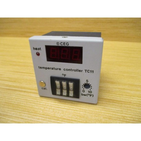 CEG Automation TC11 Temperature Controller WO Terminal Screws - Used