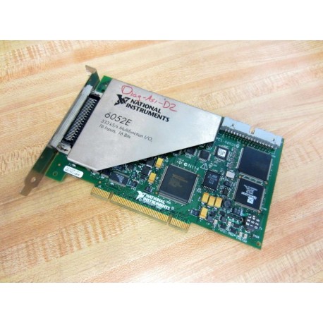 National Instruments PCI-6052E IO Card 6052E 185489C01 - Used