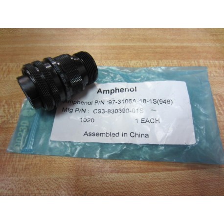 Amphenol 97-3106A-18-1S Circular Connector  973106A181S