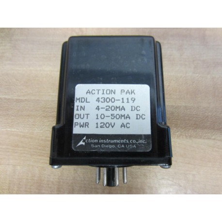 Action Instruments 4300-119 Transmitter Relay  4300119 - New No Box