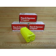 Pass & Seymour Legrand PS5469-Y MaxGrip Connector PS5469Y (Pack of 3)
