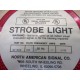 North American Signal ST-500-R Strobe Light Red 120 VAC ST500R - Used