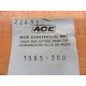 Ace Controls, 1565-300 Seal Kit 1565300