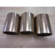 AA-1332-10 Pack Of 3 Plain Bronze Bearing Bushings (Pack of 3) - New No Box