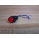 Omron M2GT-7001-3 Push Button Switch M2GT70013 Red3 Wire Leads - Used