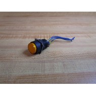 Omron M2GT-7001-3 Push Button Switch M2GT70013 Amber WWires - Used
