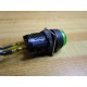 Omron M2GT-7001-3 Push Button Switch M2GT70013 Green WWires - Used