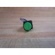 Omron M2GT-7001-3 Push Button Switch M2GT70013 Green WWires - Used