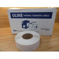 Uline S-7474 Thermal Transfer Labels S7474 (Pack of 6)