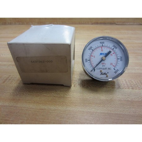 Idex 543-362-000 Pressure Gauge 0-3000 0-20 543362000