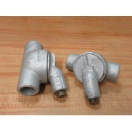 Crouse-Hinds EZS36 1" Hub Sealing Fitting (Pack of 2) - New No Box