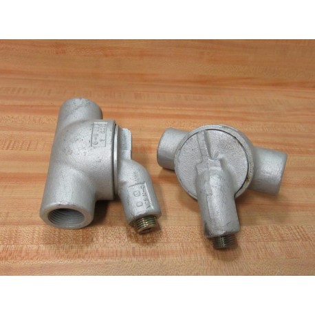Crouse-Hinds EZS36 1" Hub Sealing Fitting (Pack of 2) - New No Box