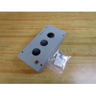 Eaton 10250TE34 Pushbutton Enclosure N3 3 Holes - New No Box