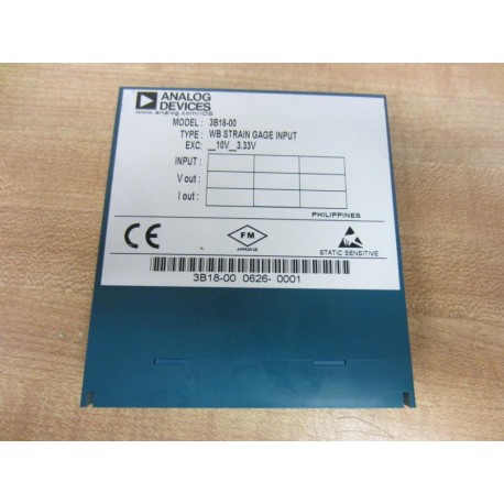 Analog Devices 3B18-00 Input Module - New No Box