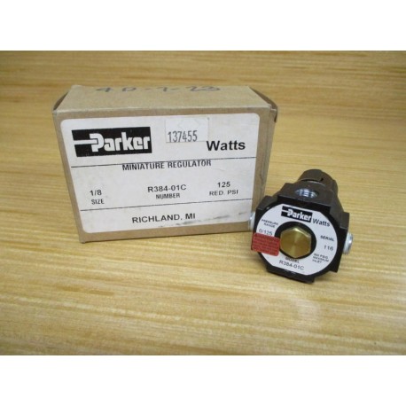 Watts Fluidair R384-01C Parker Regulator R38401C