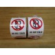 Uline S-853 DO NOT STACK Labels S853 (Pack of 2) - New No Box