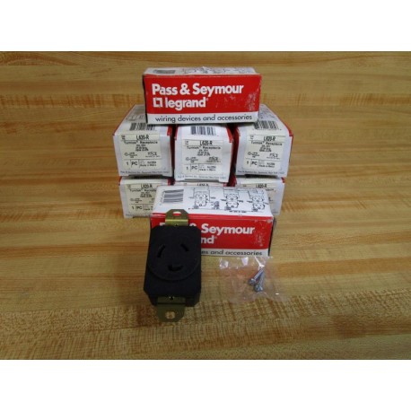 Pass & Seymour L620-R Receptacle L620R (Pack of 8)