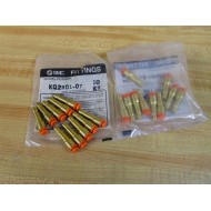 SMC KQ2R01-07 Reducer Fitting KQ2R0107 (Pack of 20)