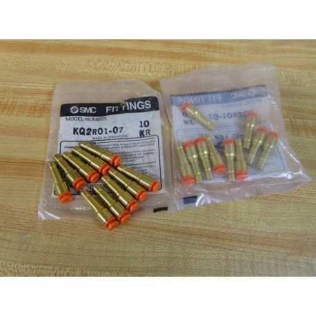 SMC KQ2R01-07 Reducer Fitting KQ2R0107 (Pack of 20)