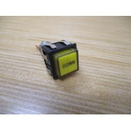 Dialight 513-0311-810 Switch 44A393658-001 Yellow "Down" - Used