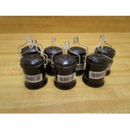 Leviton 167 Pin-Type Lampholder (Pack of 7) - New No Box