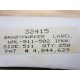 Brady WML-511-502 Wire Marking Label 32415 Y35325