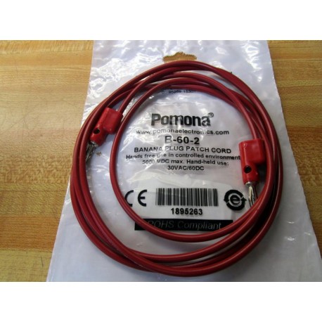 Pomona B-60-2 Cable B602 (Pack of 2)