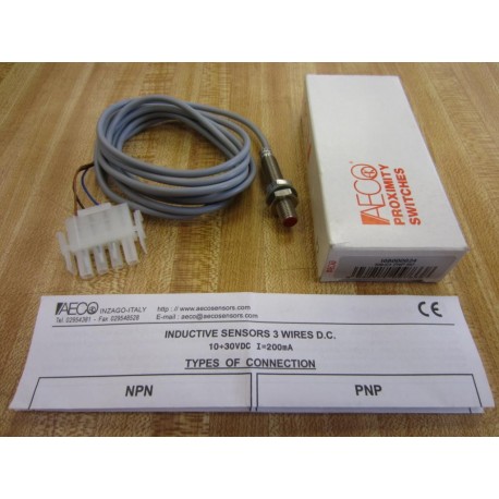 AECO SI 8-C1 PNP NO Proximity Sensor 108000024