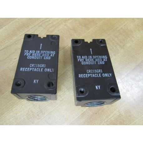 General Electric CR215GR1 Limit Switch Receptacle (Pack of 2) - Used