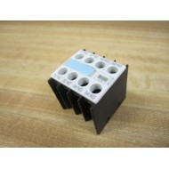 Siemens 3RH1911-1HA22 Auxiliary Switch Block 3RH19111HA22 (Pack of 5) - Used