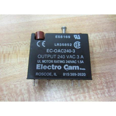 Electro Cam EC-OAC240-3 Output Module ECOAC2403 - New No Box