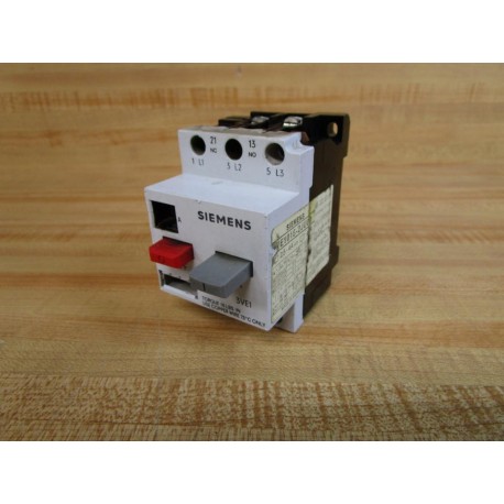 Siemens 3VE1015-2JU00 Motor Starter Protector 3VE10152JU00 - Used