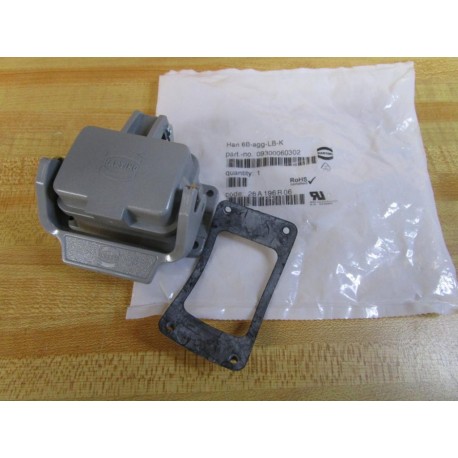 Harting Han 6B-agg-LB-K Add-On Housing, Connector 09300060302