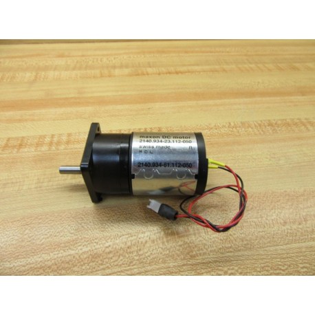 Maxon Motor 2140.934-23.112-050 DC Motor Assembly 214093423112050 - Used