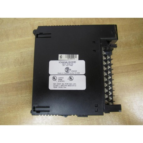 GEFanuc IC693ALG220D Input Module wo Face Plate - New No Box