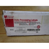 Universal 70116 Data Processing Adhesive Labels