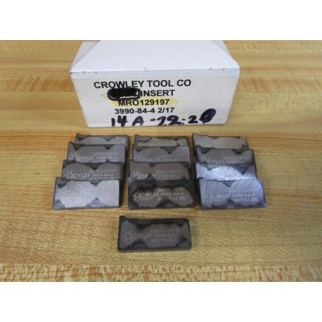 Crowley Tool 3990-84-4 Insert MRO129197 (Pack of 13)