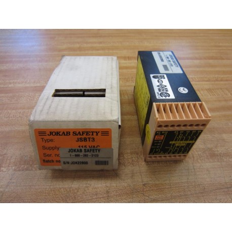 Jokab Safety JSBT3 Safety Relay 115VAC