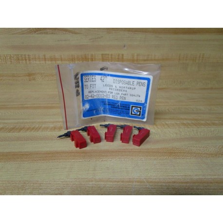 Graphic Controls 82-42-0012-03 Disposable Pen 8242001203 (Pack of 5)