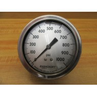 Ashcroft Q-8962 Gauge Pressure Q8962 0-1000 PSI - New No Box