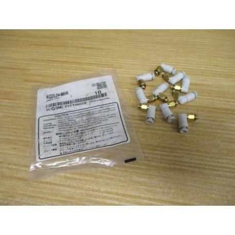 SMC KQ2L04-M5A Elbow Fitting KQ2L04M5A (Pack of 10)