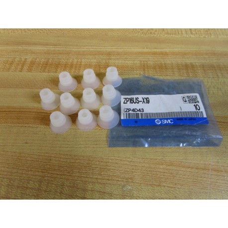 SMC ZP16US-X19 Vacuum Pad ZP4D43 (Pack of 10)