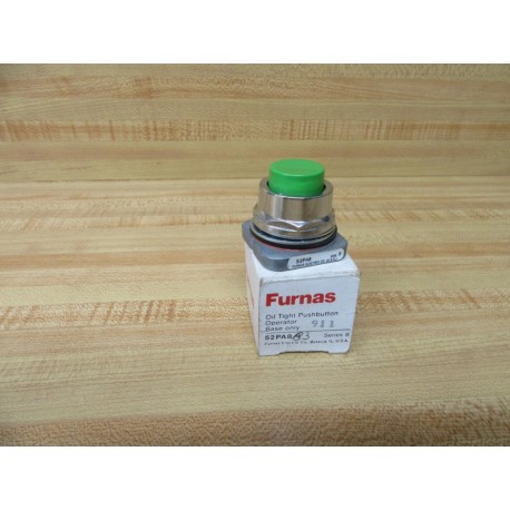 Furnas Siemens 52PA8B3 Green Pushbutton Base Ser. B