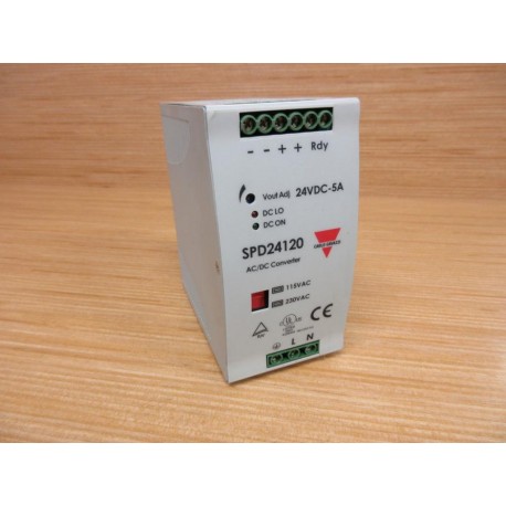 Carlo Gavazzi SPD241201FP ACDC Converter Power Supply SPD24120 WO DIN Rail - New No Box